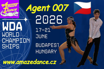 Taneční klub AMAZE DANCE Tlučná - Agent 007 - Mistrovství světa 2026